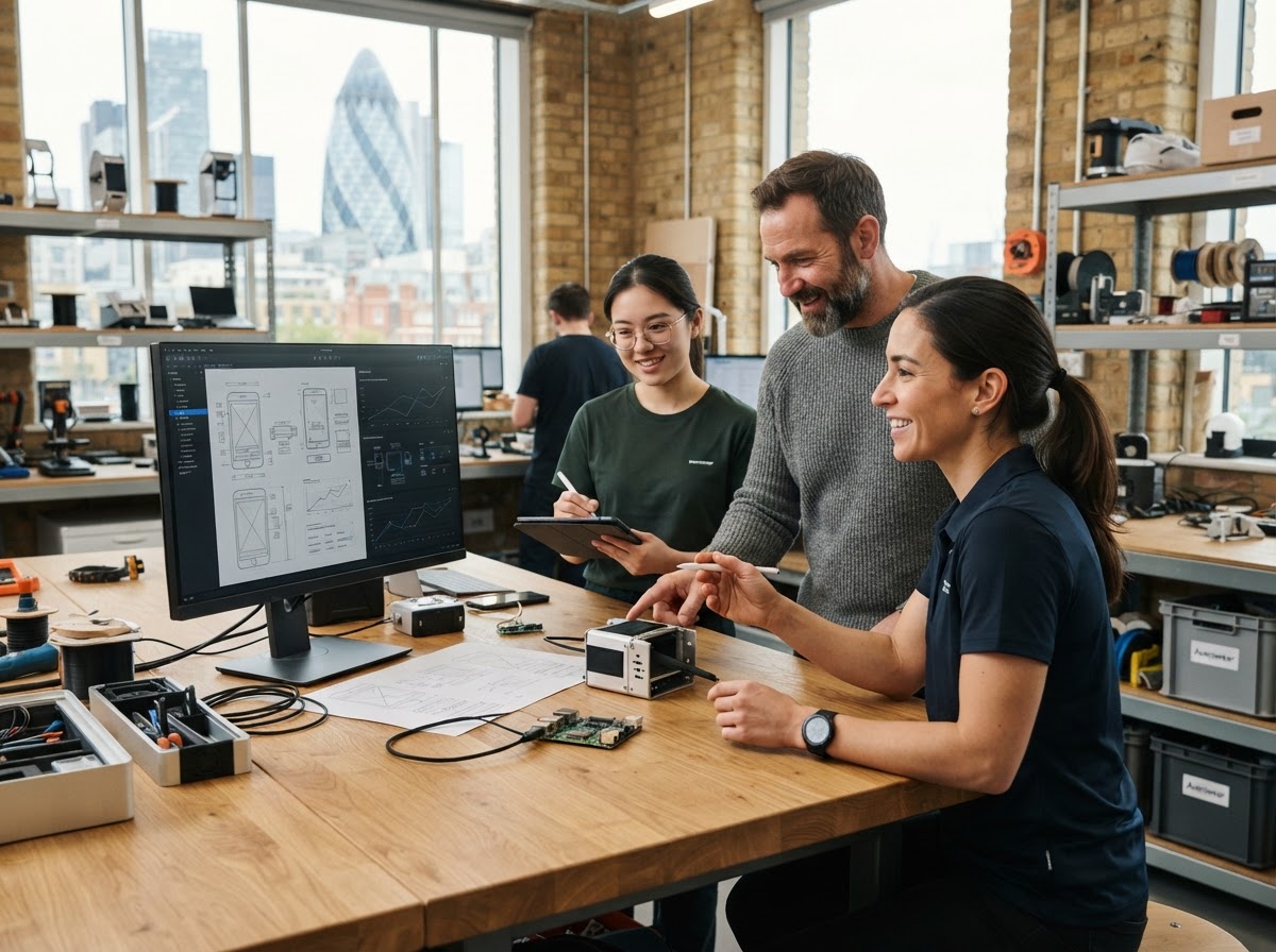 Avarowear team reviewing quantitative risk models on a desk setup